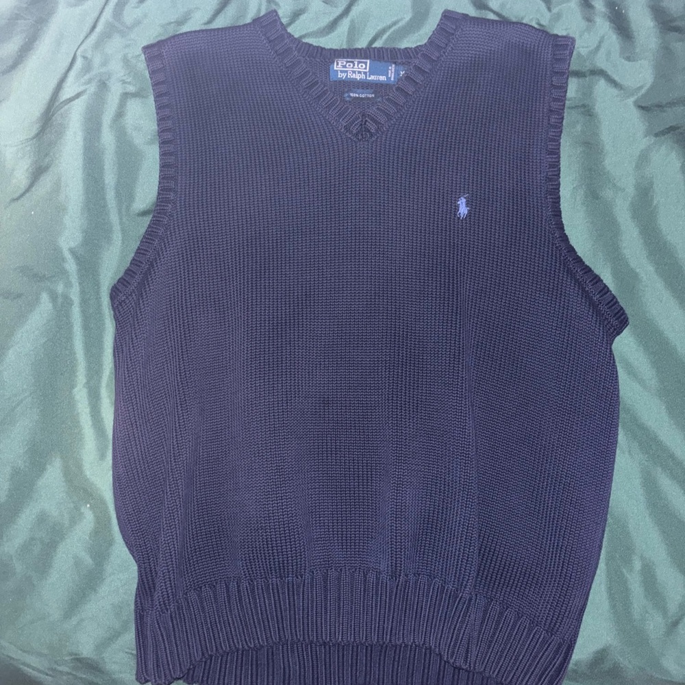 Vintage polo sweater vest